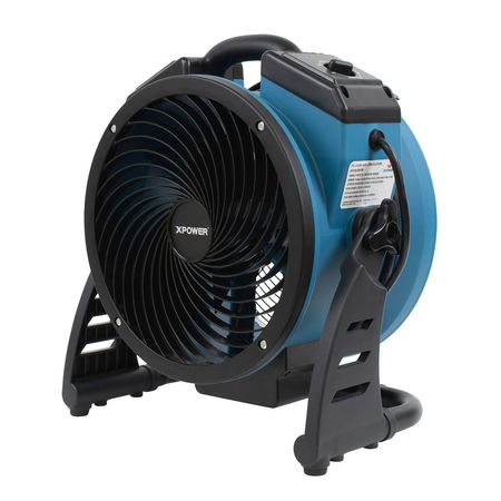 Xpower 1000 CFM, Variable Speed 11” Sealed Brushless DC Motor Rechargeable AC/DC Air Circulator FC-150B